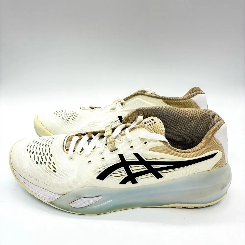 ASICS Gel Resolution X Men’s Size 13 White Black Tennis Shoes 1041A481